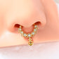 gold bumble bee septum ring