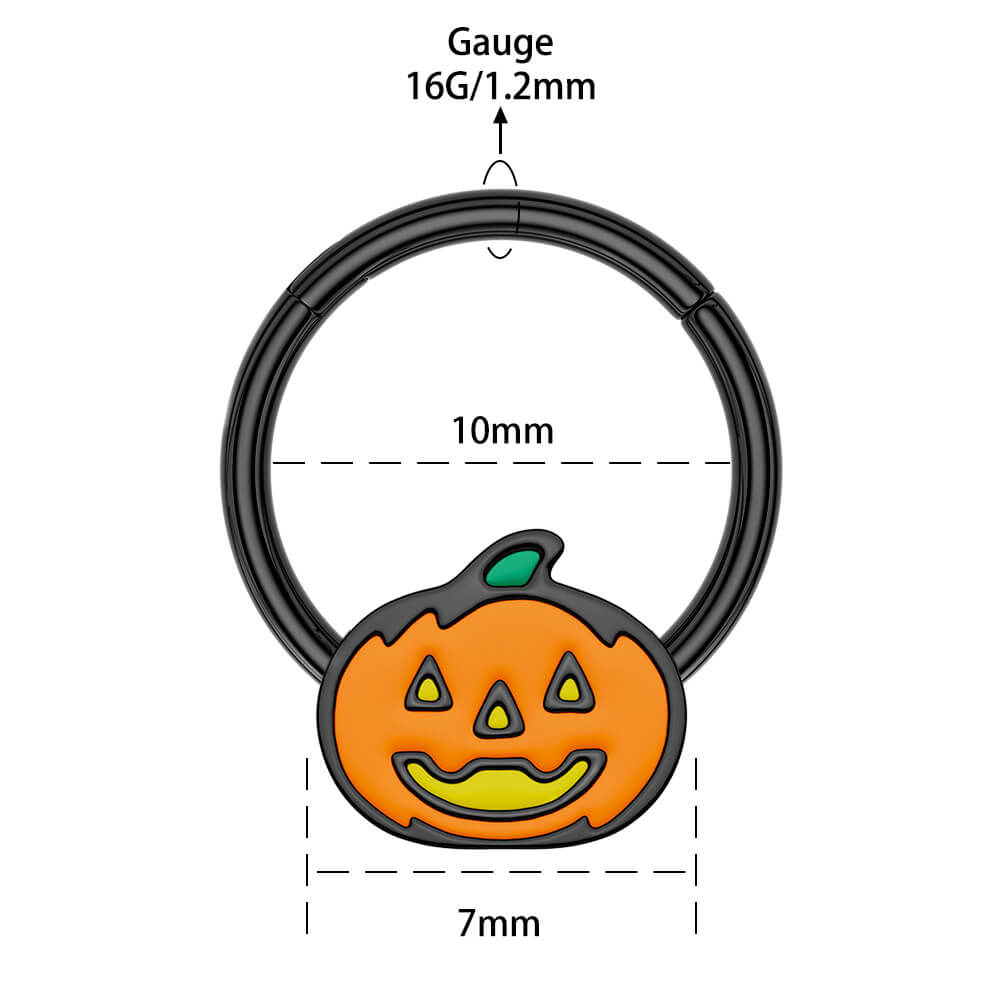 10mm pumpkin septum ring