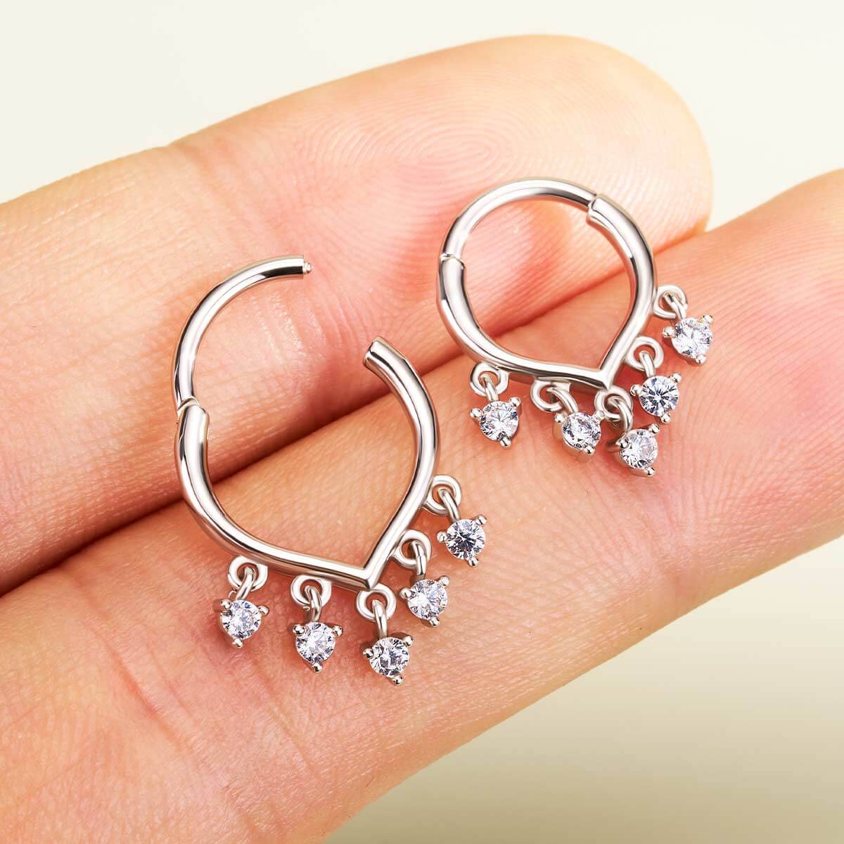 segment cute septum rings