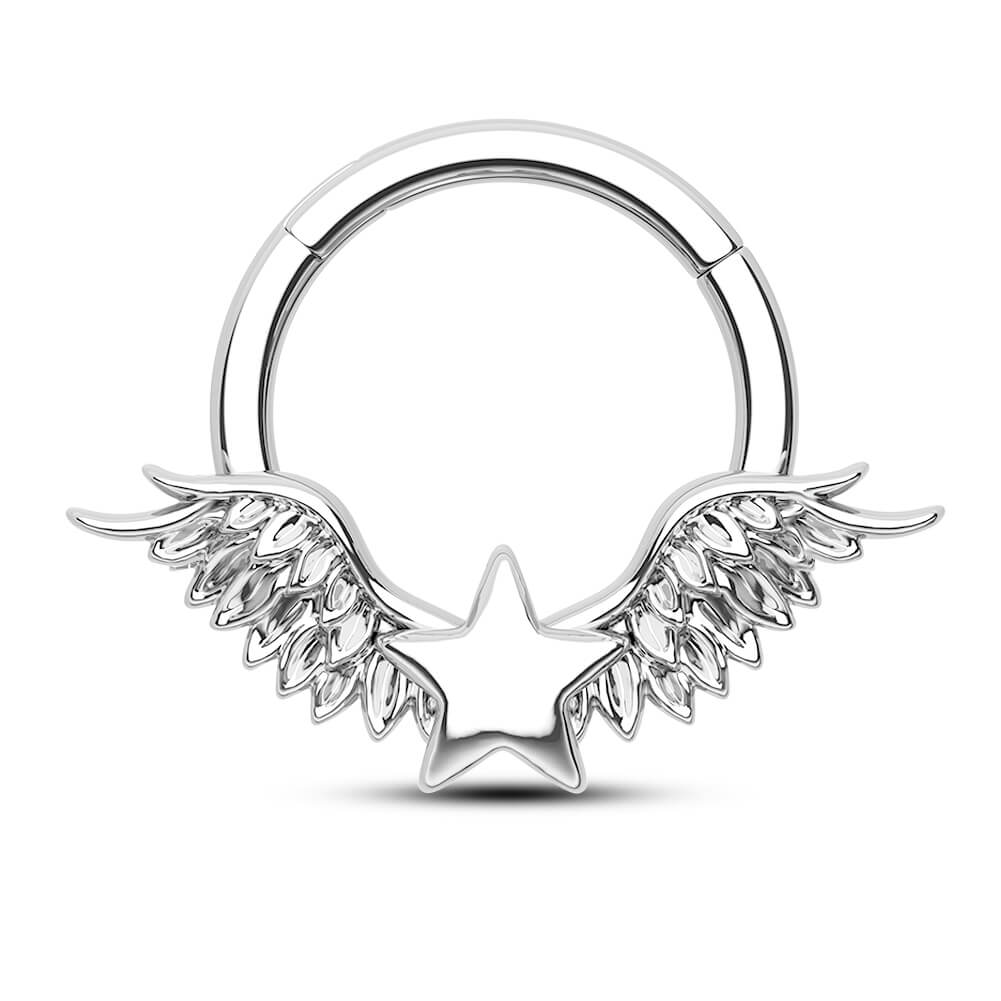 wing and star septum ring