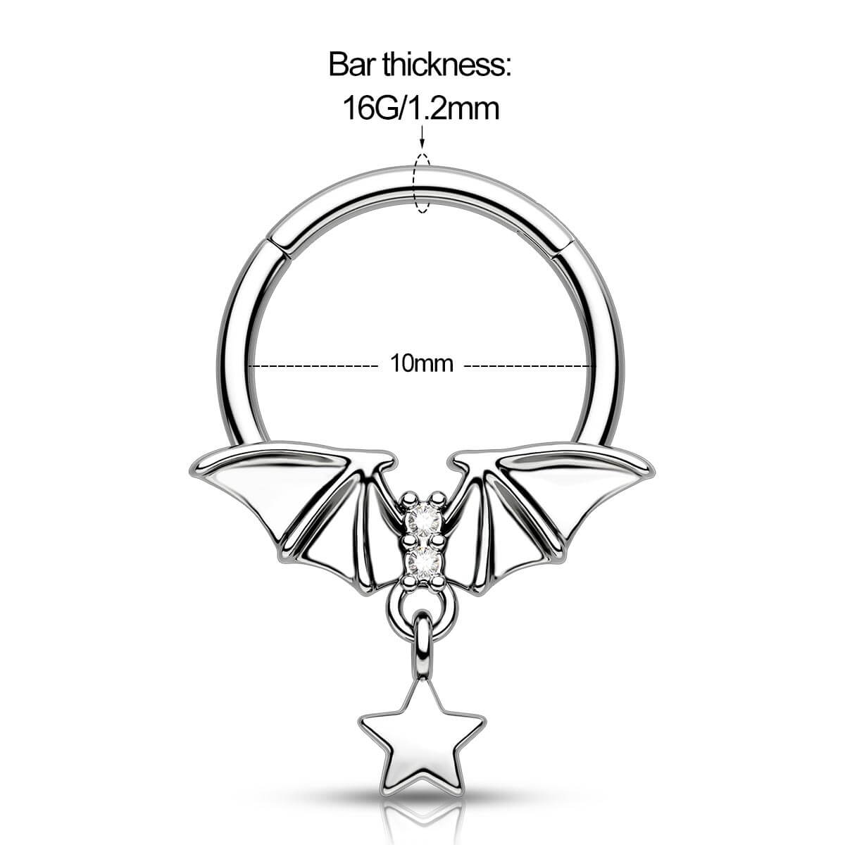 10mm bat septum ring