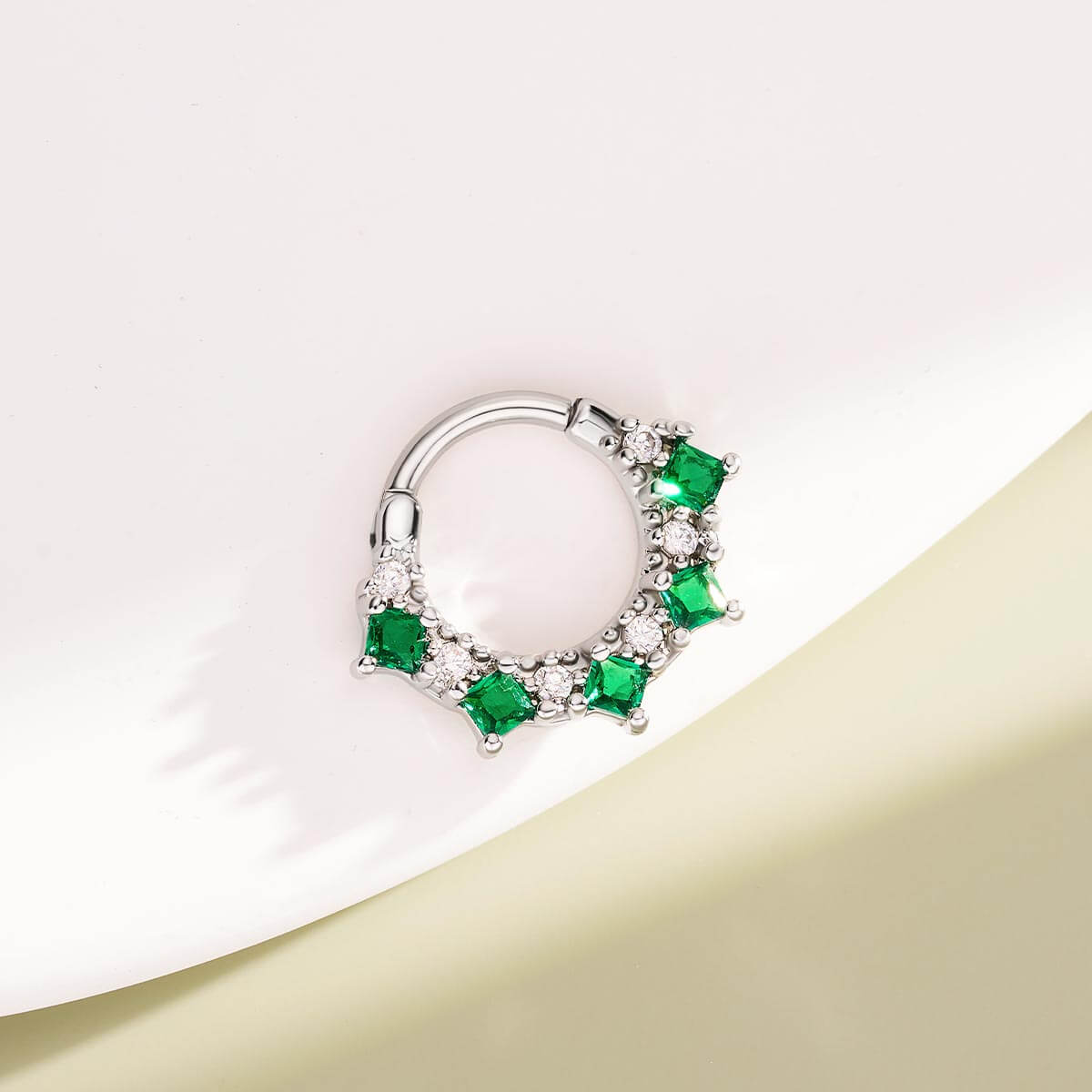 green septum ring 