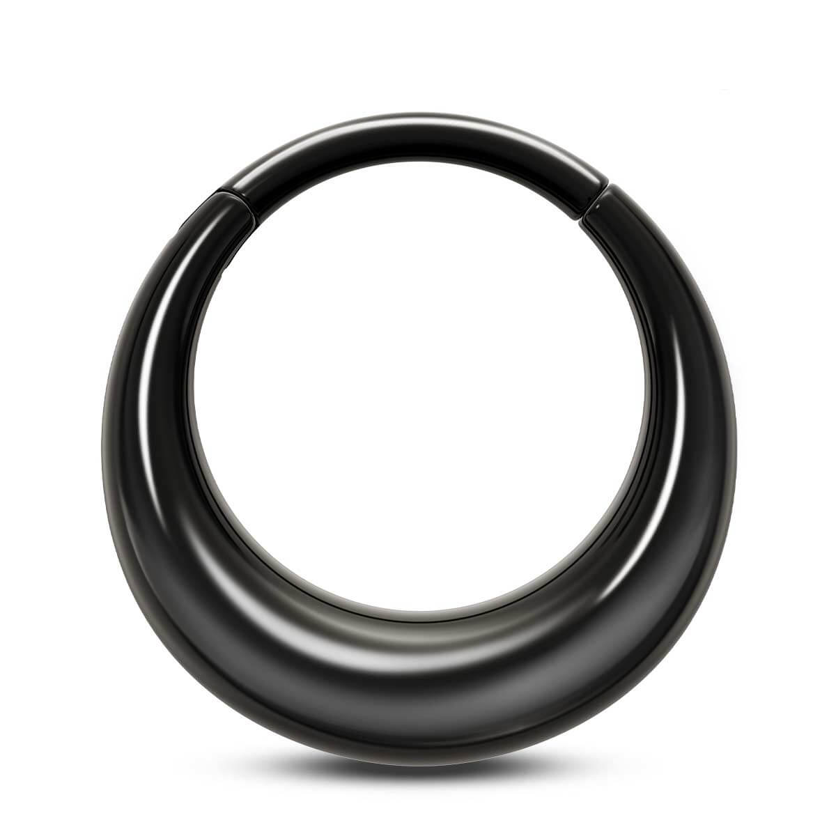 black thick septum ring