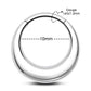 10mm thick septum ring