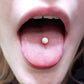 internally threaded tongue ring