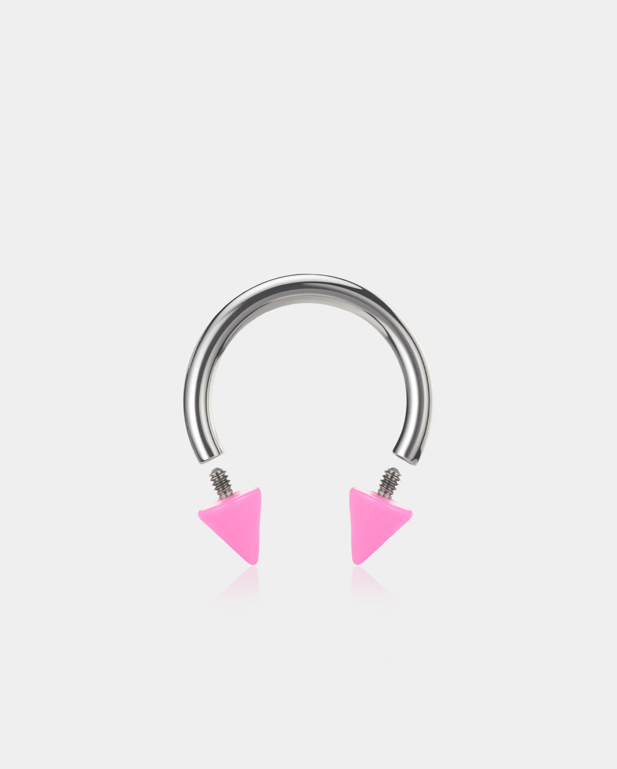 Pink Internally Threaded Titanium CBR Septum Ring Set