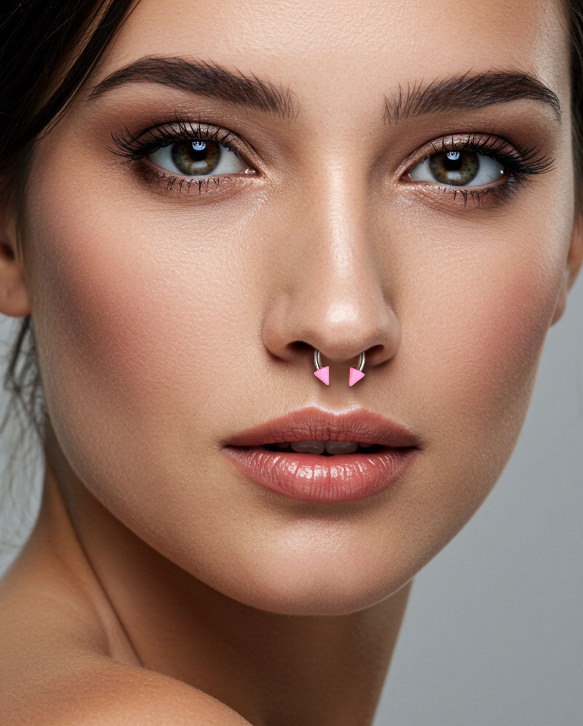 pink septum piercing