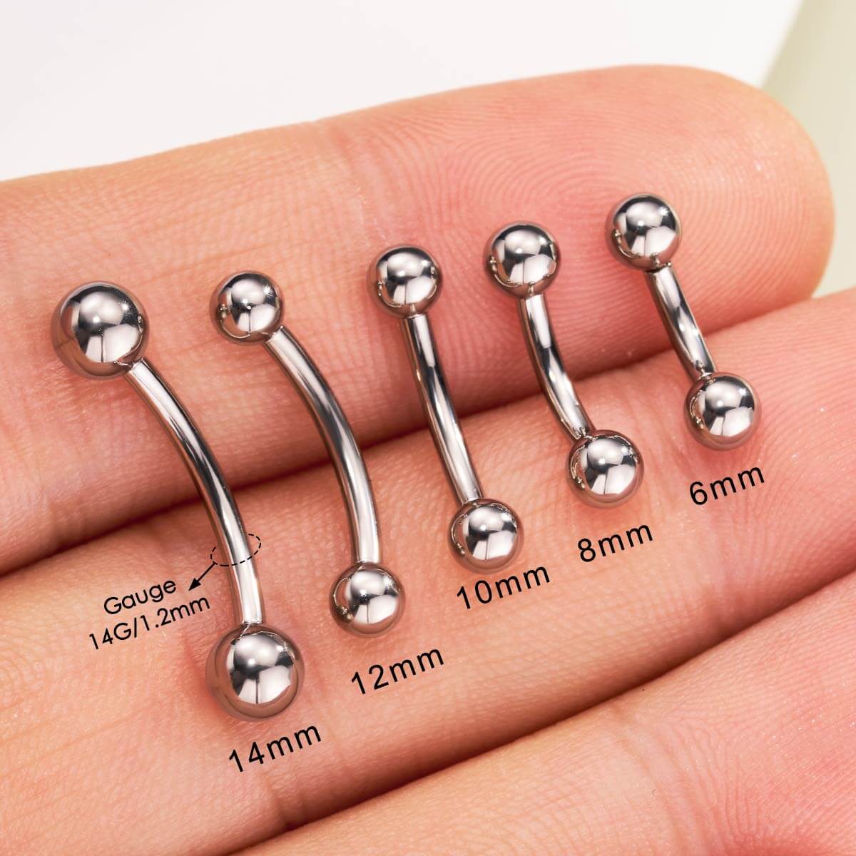 Piercing Jewelry Short Bar Belly Ring Small Navel Rings