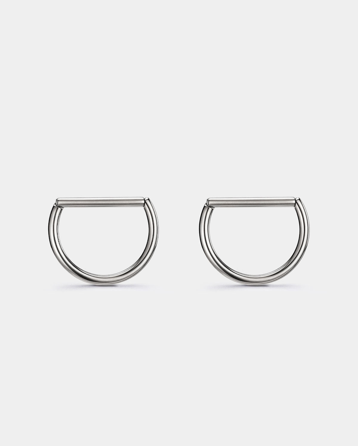 Half-Round Titanium Nipple Clicker