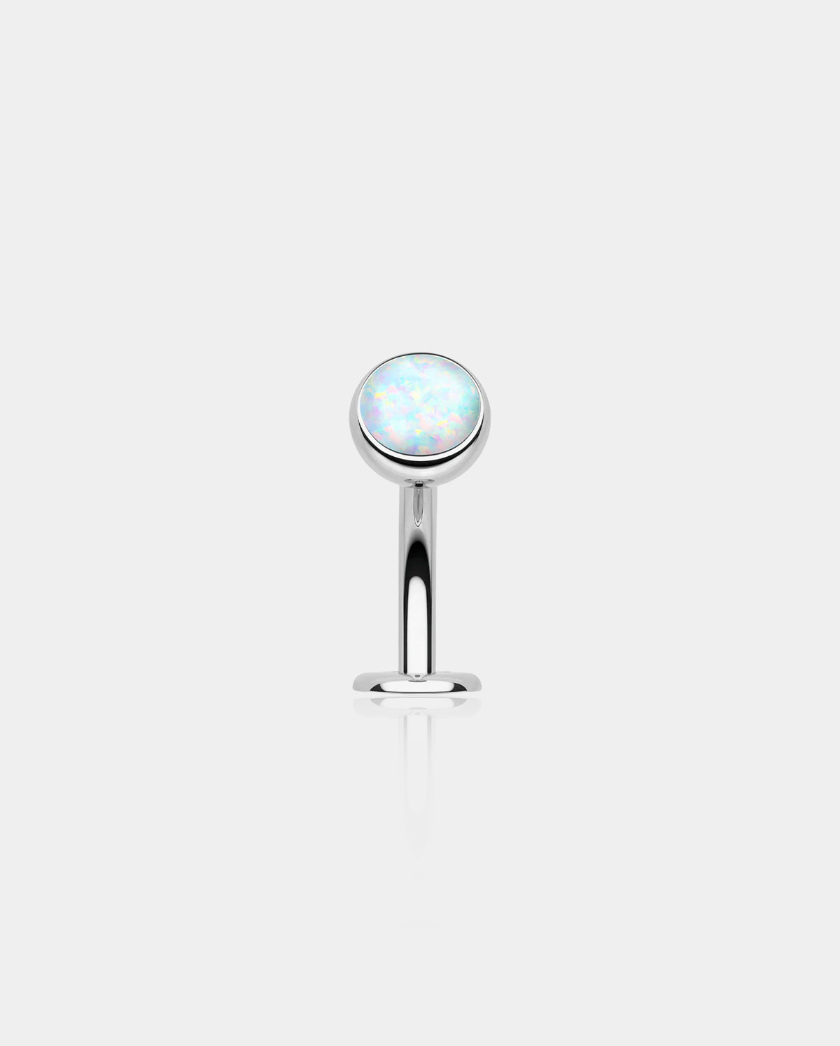 Titanium Internally Threaded Floating Belly Ring