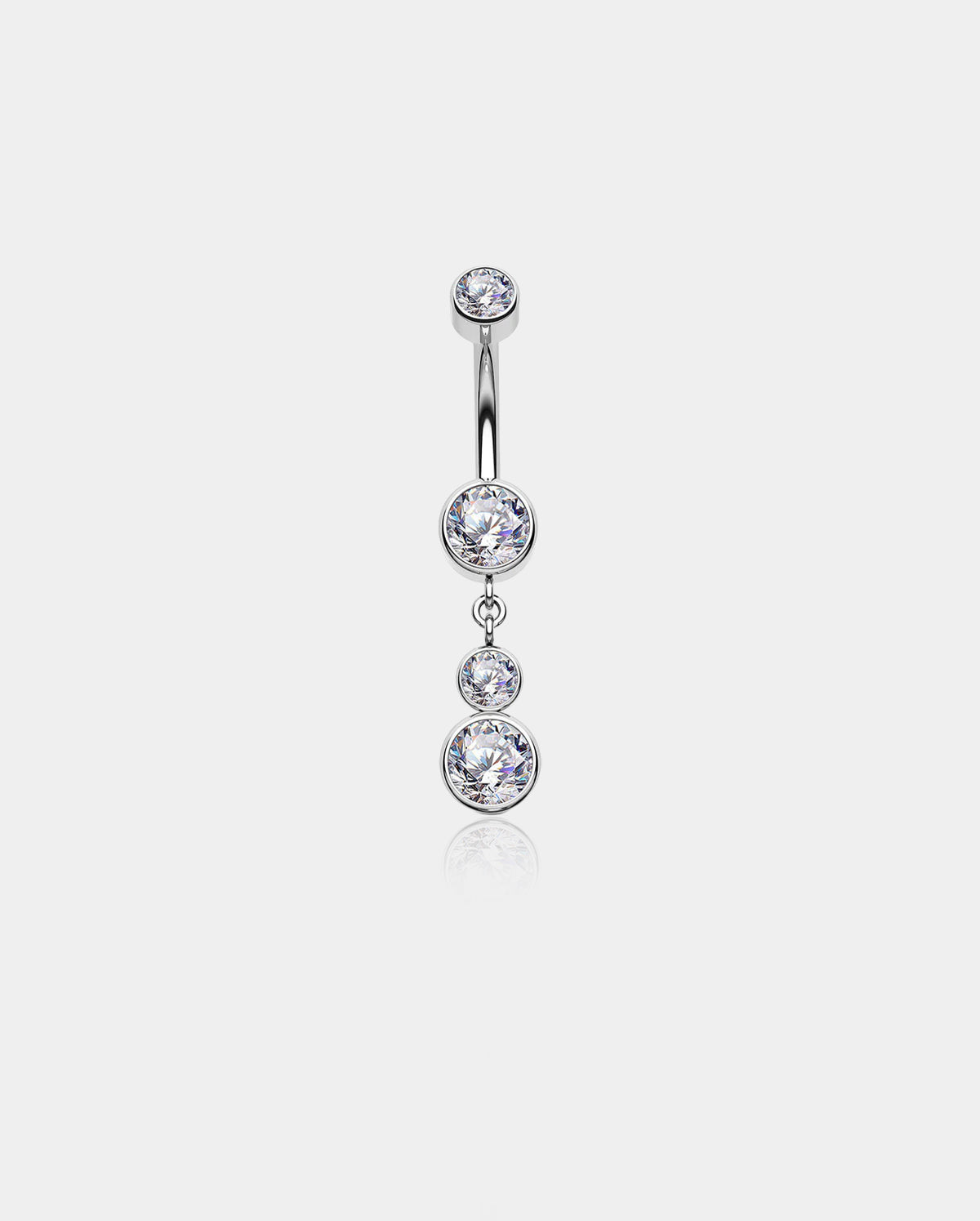 titanium dangle belly button rings