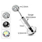 20g push pin nose stud