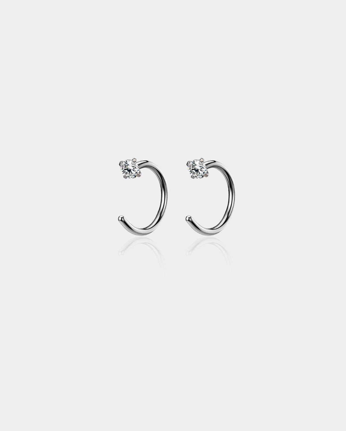 oufer half stud nose ring