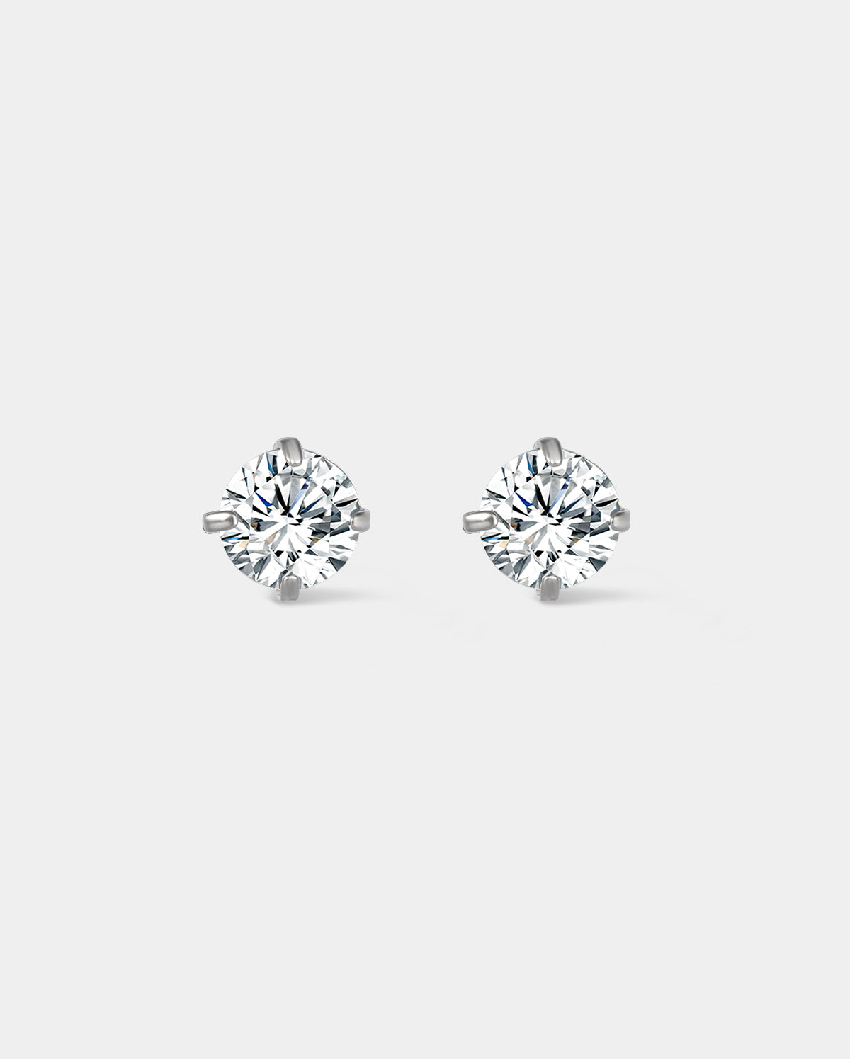 round cz nose stud
