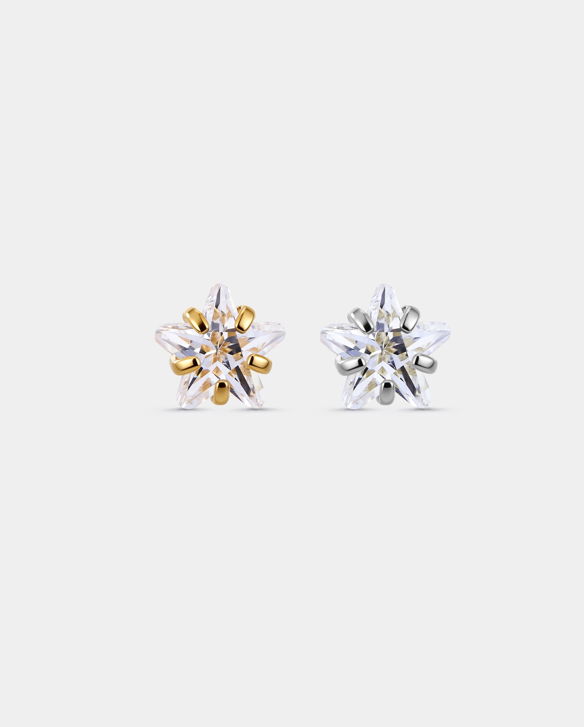 Star CZ Titanium Threadless Nose Stud