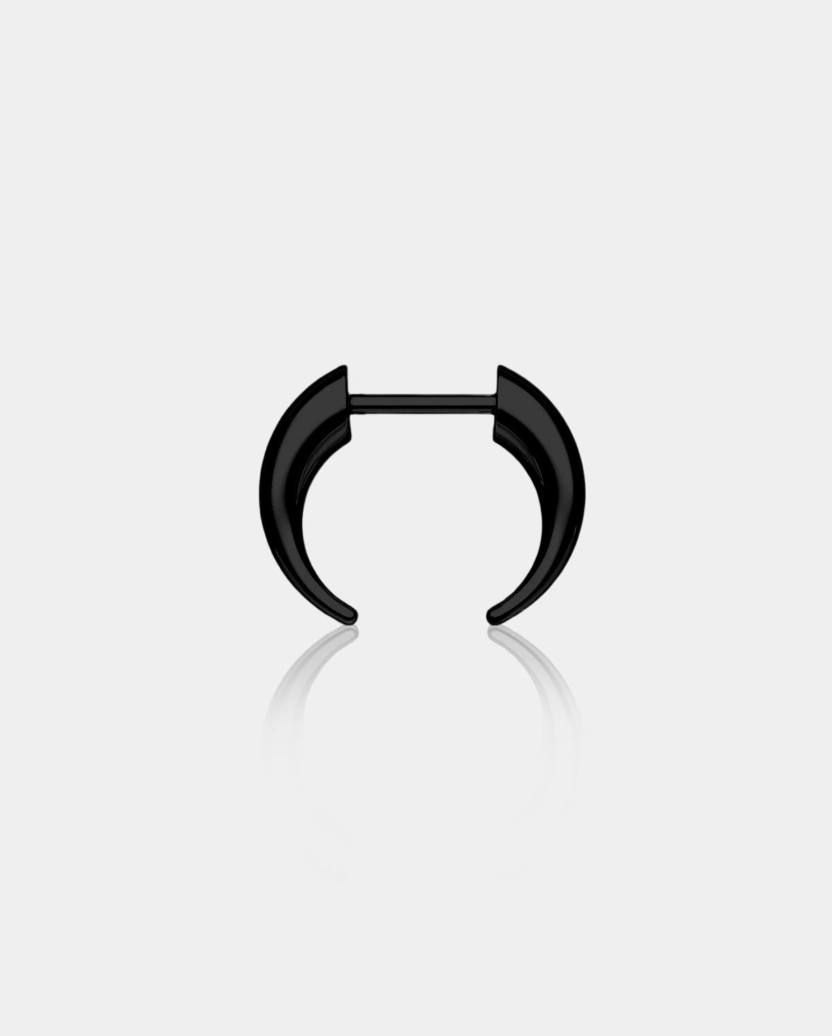 Tribal Fake Gauge Horn Threadless Septum Ring