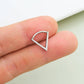 hinged segment triangle septum ring
