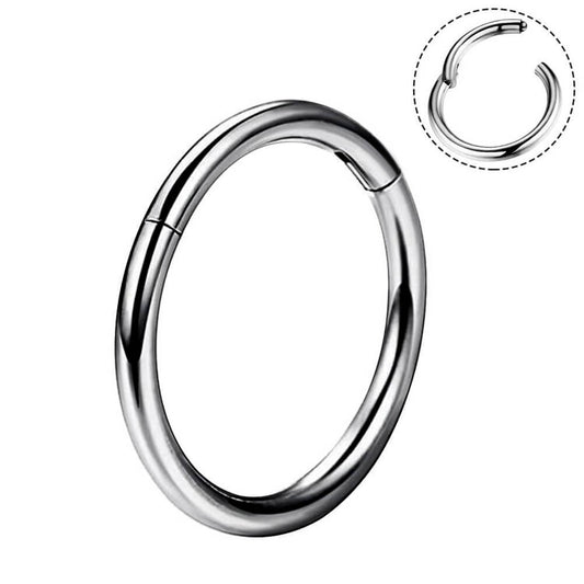 titanium hinged nose ring