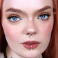 20G Opal Nose Ring Hinged Segment Helix Earring