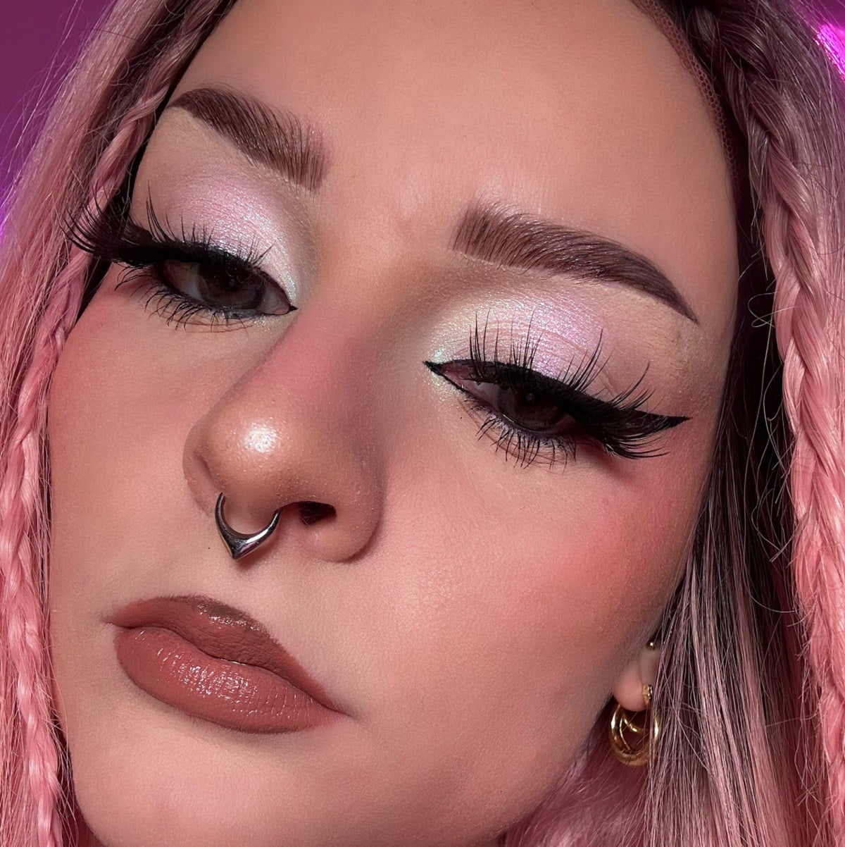 Puffed Thick V-Shape Septum Ring