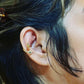 16G Spiral Helix Ohrring CZ Blume und Blatt Knorpel Ohrringe