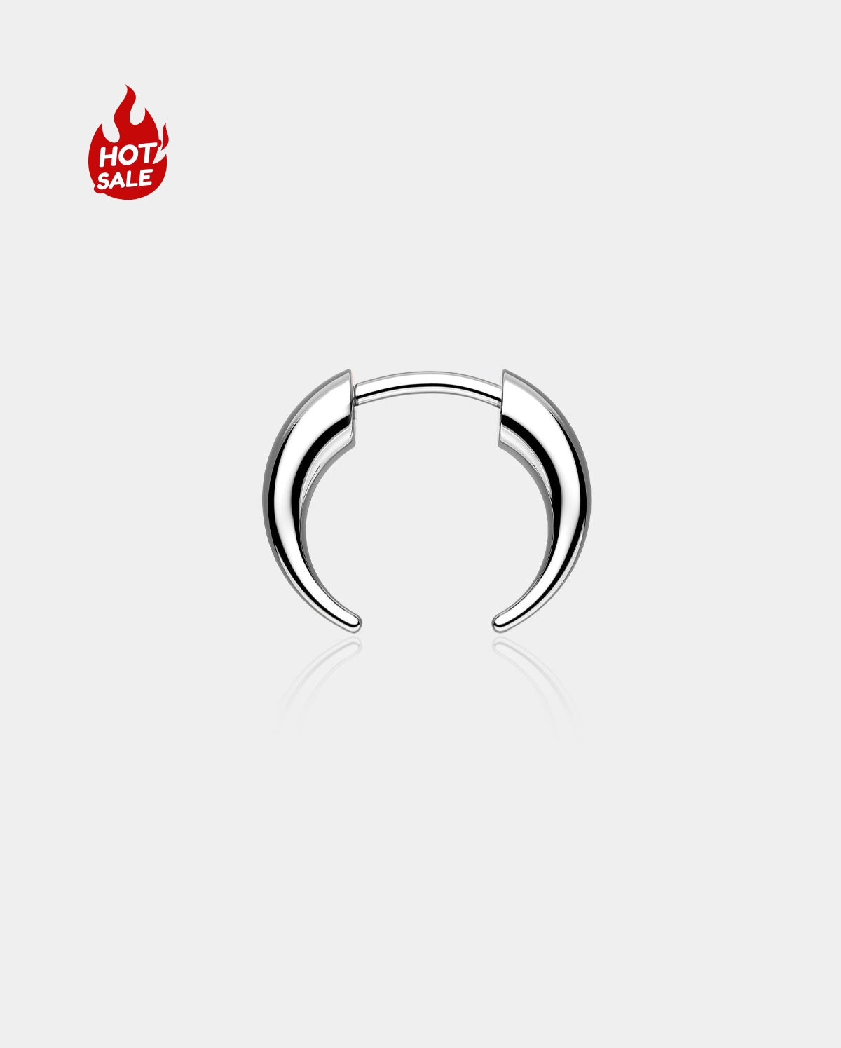 New Upgraded Tribal Fake Gauge Horn Threadless Septum Ring