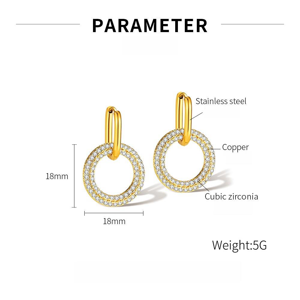 Dainty Heart/Star/Circle/Square Shaped Hoop Earrings As Gift for Girls