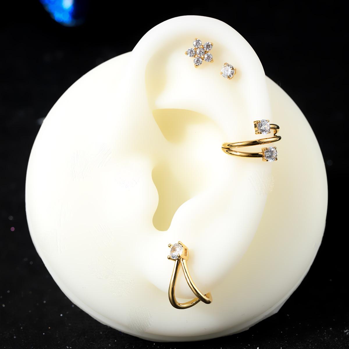 minimal earring hoop