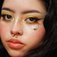 Cute Gold and Silver Bee Horseshoe Septum Ring
