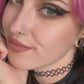 20G Double Nose Hoop Conch Earring CZ Helix Earring