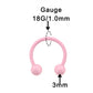 septum jewelry 18g - OUFER BODY JEWELRY 