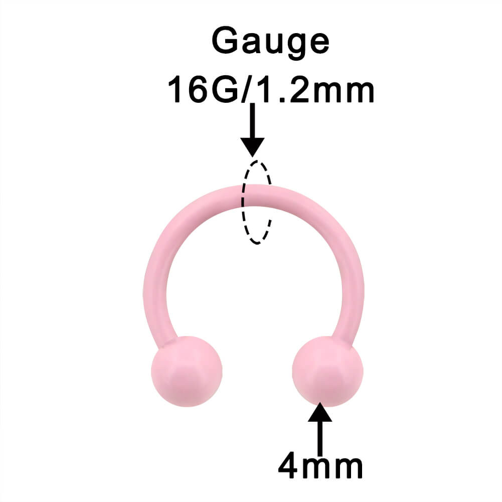 16g 10mm septum ring - OUFER BODY JEWELRY 