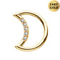 gold daith earring
