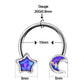 20g 10mm septum ring - OUFER BODY JEWELRY 