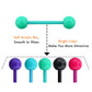 5PCS 14G Colorful Soft Acrylic Tongue Rings - OUFER BODY JEWELRY 