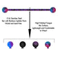 14G Purple and Black Plated Industrial Barbell Pack - OUFER BODY JEWELRY 