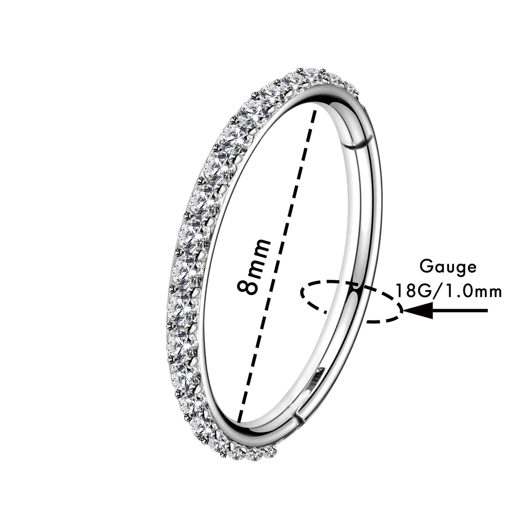 8mm nose rings