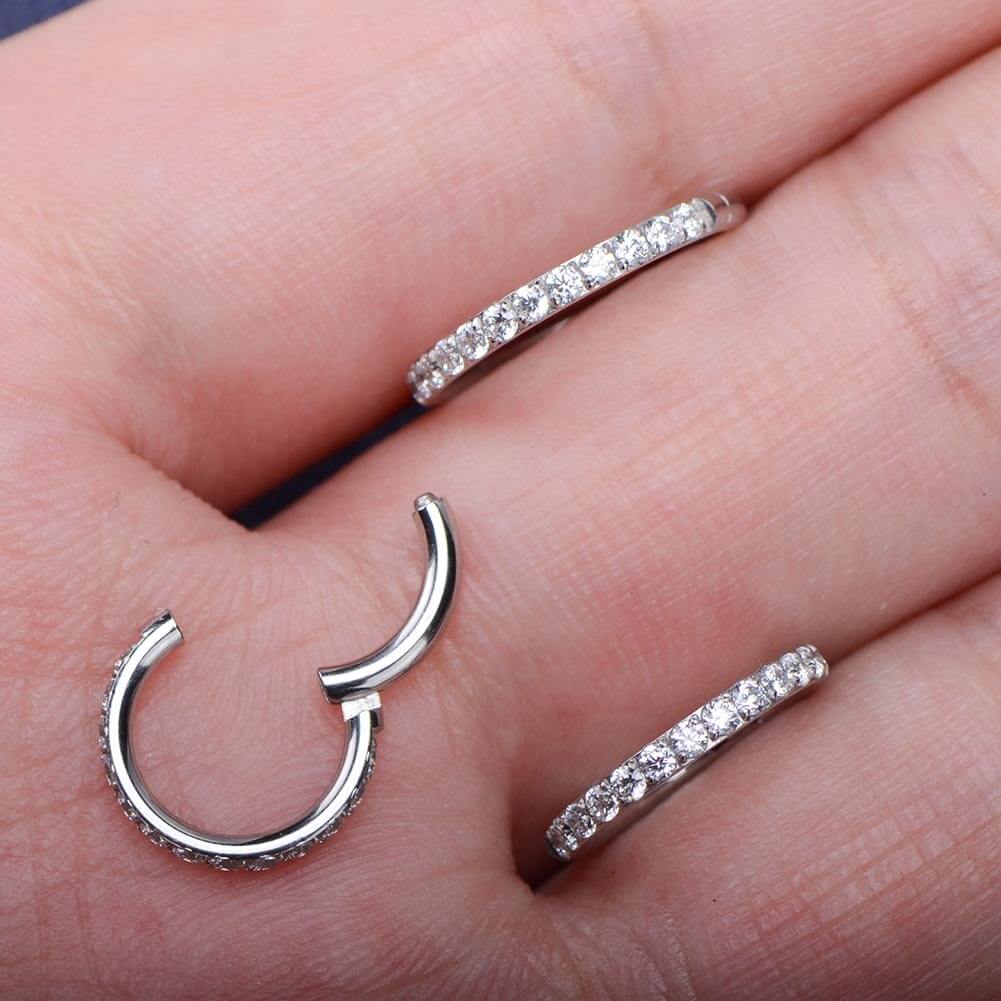 Conch Hoop 16g Conch Ring Silver Conch Earring 18g Conch Piercing Hoop 20g Cartilage  Ring Hammered Conch Jewelry Silver - Etsy