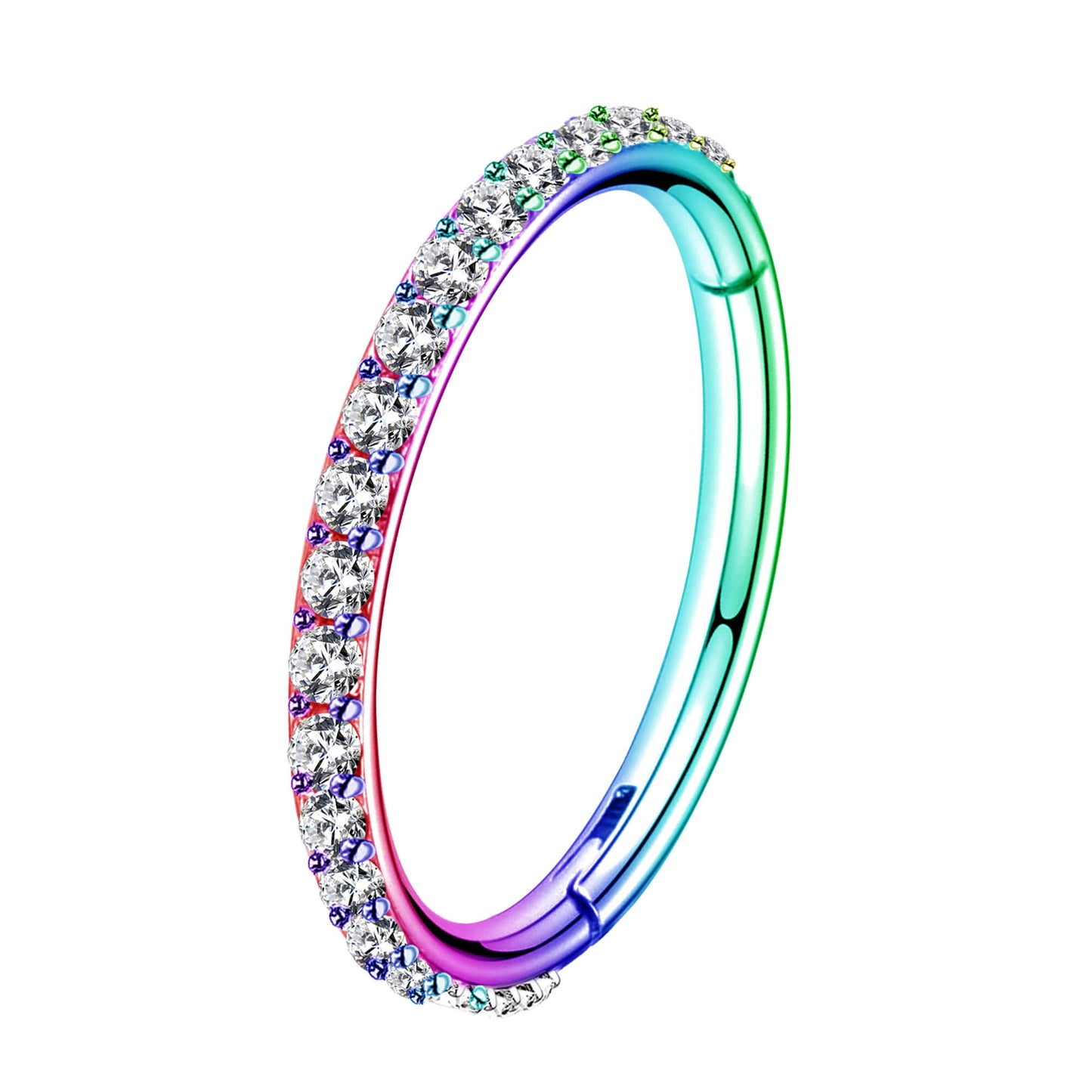 rainbow daith jewelry - oufer body jewelry