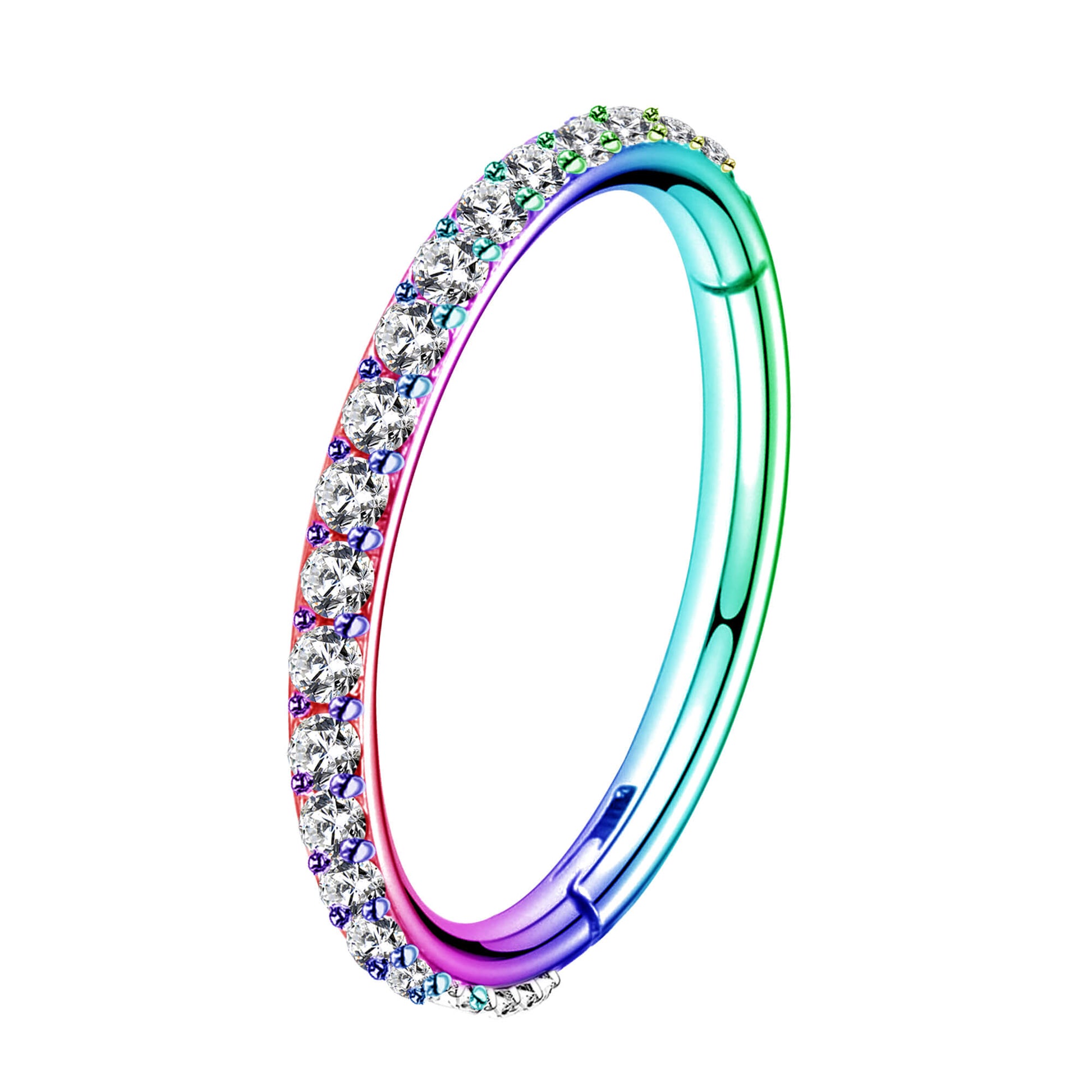 rainbow daith jewelry - oufer body jewelry