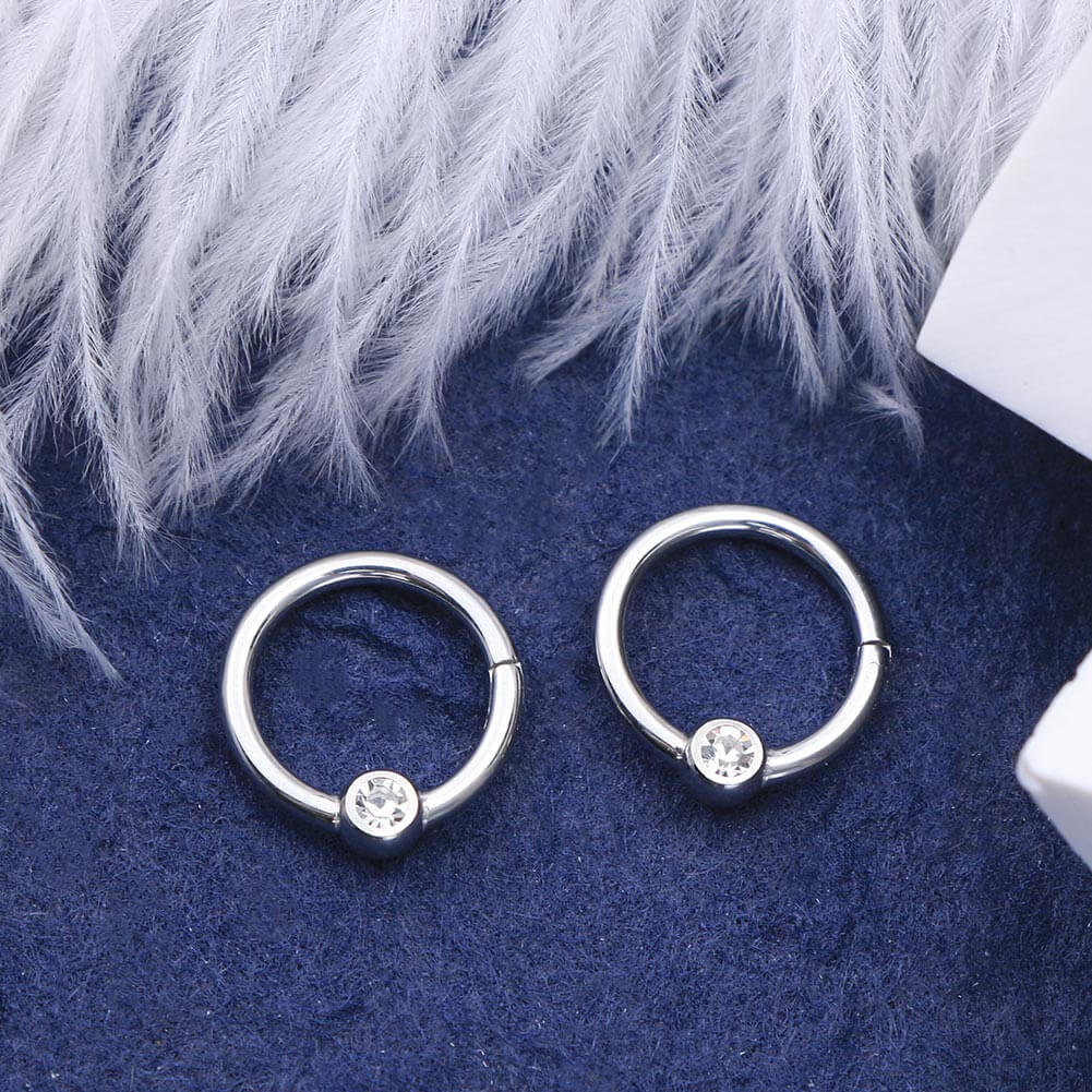 captive bead ring septum