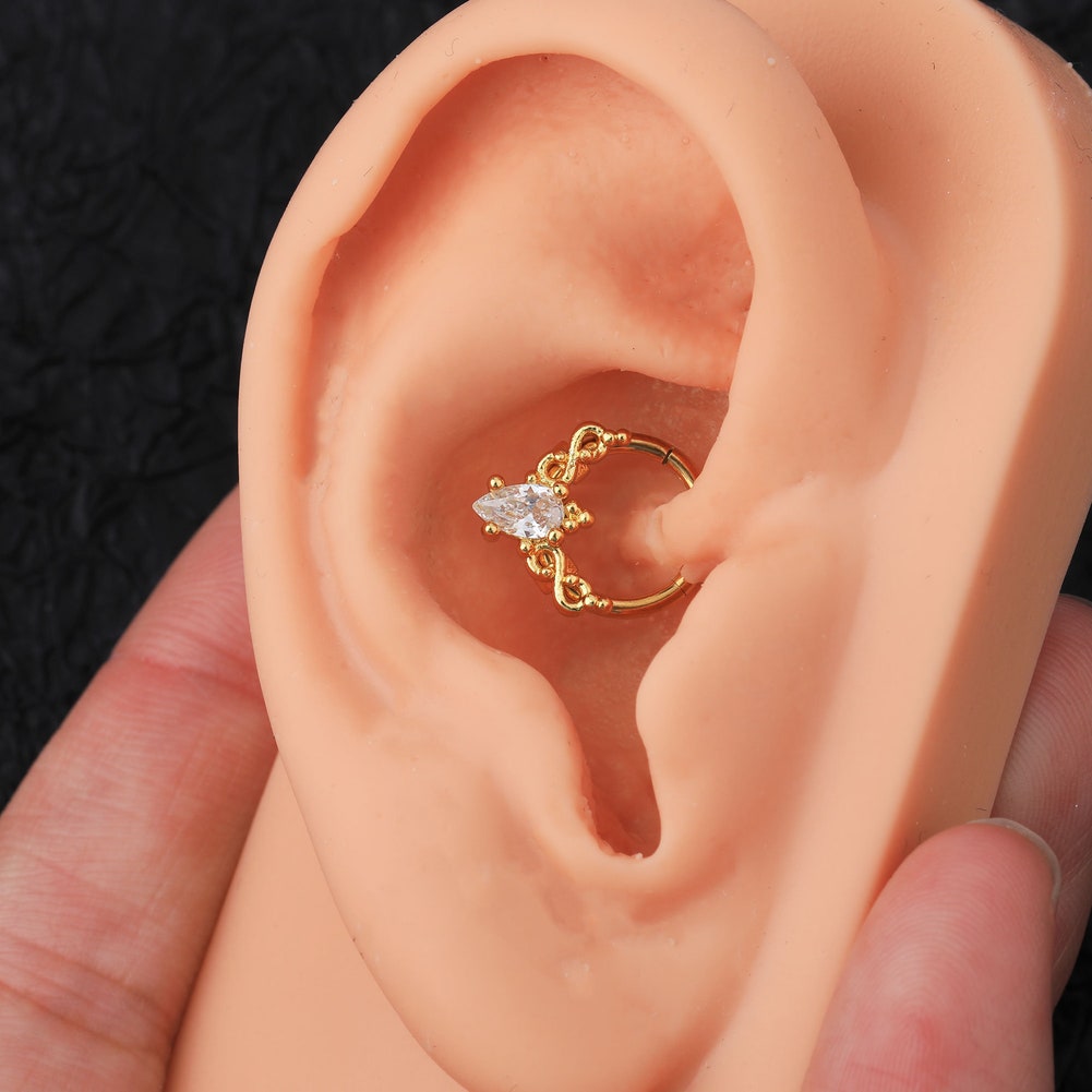 diamond daith earring 