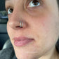 double hoop nose ring