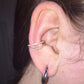 double hoop conch earrings