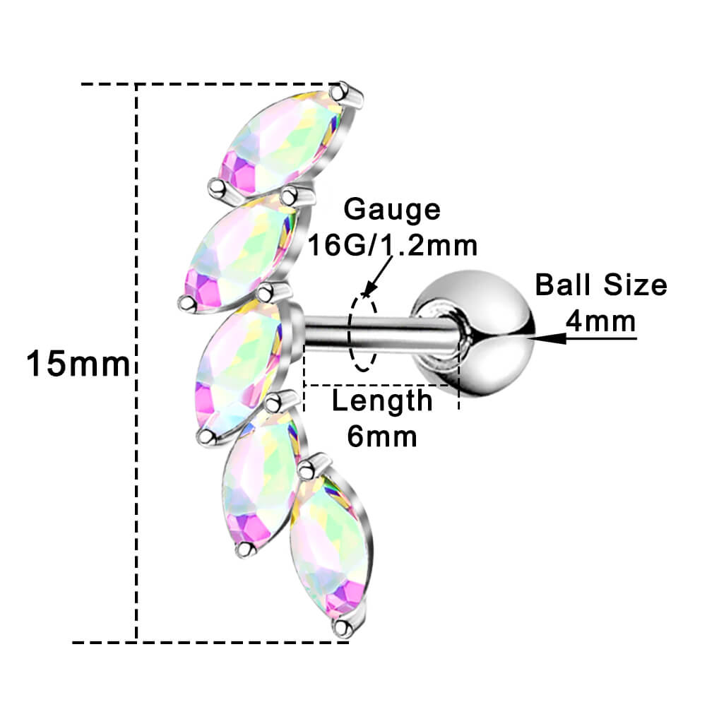 16g helix earring  - OUFER BODY JEWELRY 