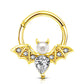 gold bat septum ring