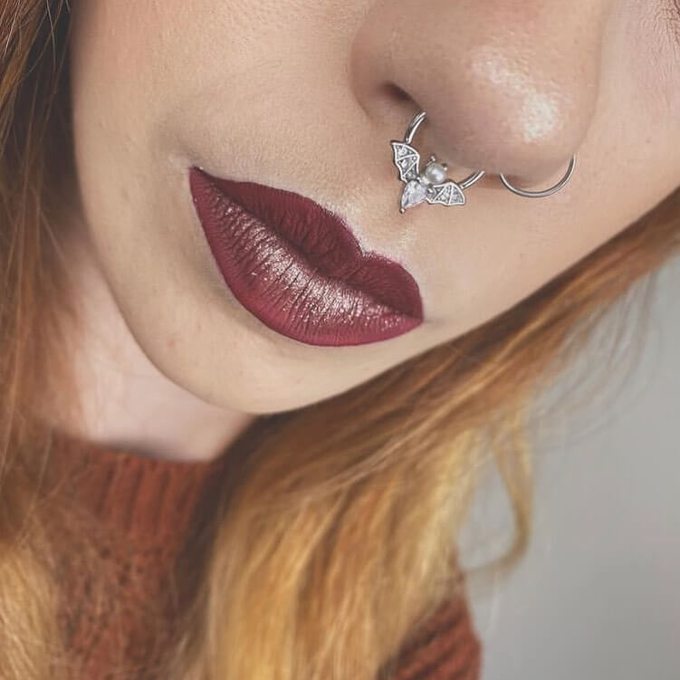 bat septum piercing