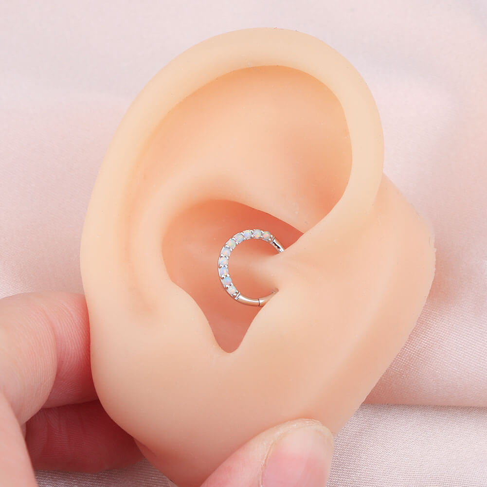 white gold daith ring