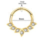 14k gold 16g daith jewelry - OUFER BODY JEWELRY 