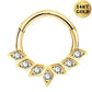 gold daith earring - OUFER BODY JEWELRY 